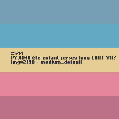 Lange pyjama voor kinderen in jersey CHAT VA?