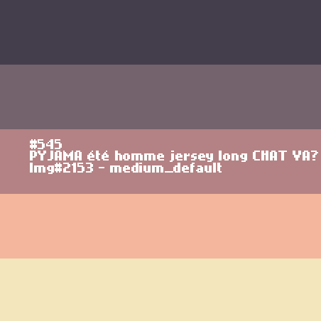 PYJAMA homme jersey long CHAT VA?