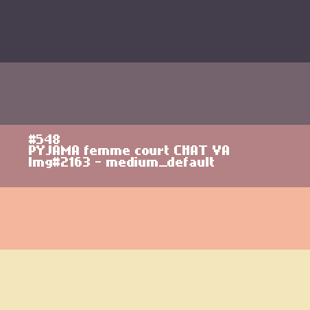 PYJAMA femme court CHAT VA