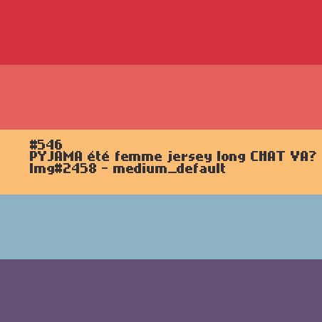 PYJAMA femme jersey long CHAT VA?