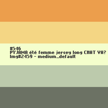 PYJAMA femme jersey long CHAT VA?