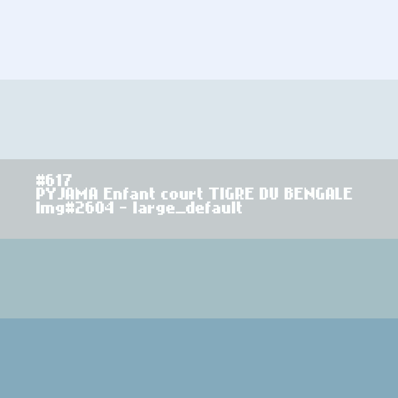 PYJAMA Enfant court Tigre du Bengale