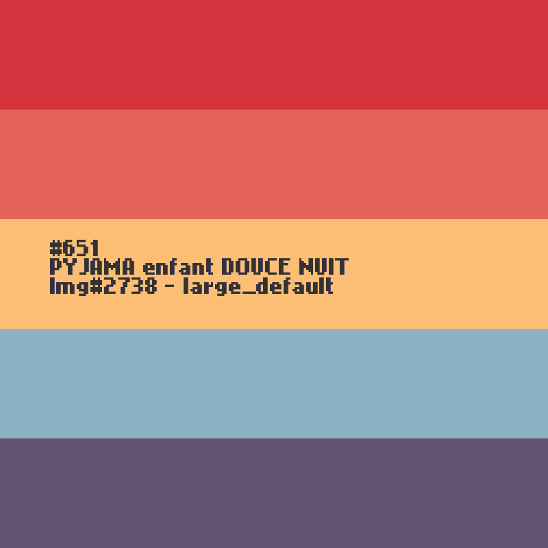 PYJAMA hiver enfant DOUCE NUIT