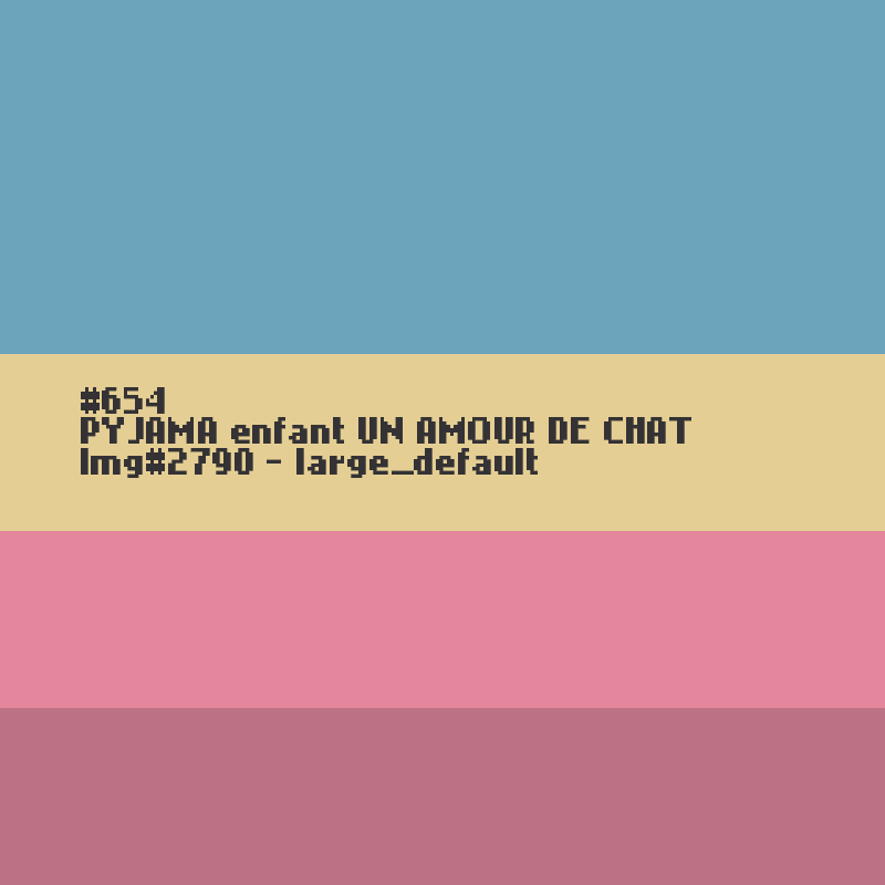 PYJAMA hiver enfant UN AMOUR DE CHAT