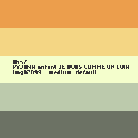 PYJAMA voor kinderen JE DORS COMME UN LOIR