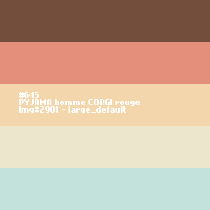 PYJAMA voor mannen CORGI rood