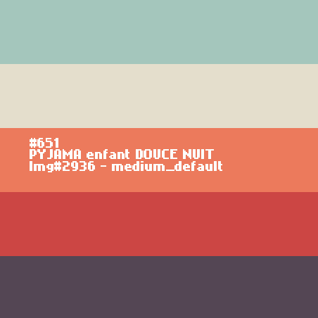 PYJAMA hiver enfant DOUCE NUIT