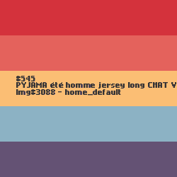 PYJAMA homme jersey long CHAT VA?