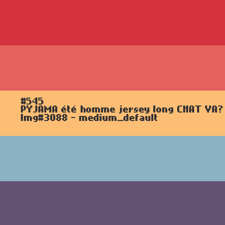 PYJAMA homme jersey long CHAT VA?