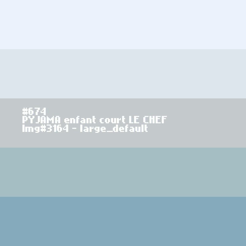 Pyjashort voor kinderen LE CHEF