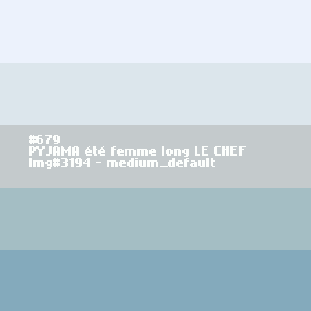 PYJAMA femme long LE CHEF