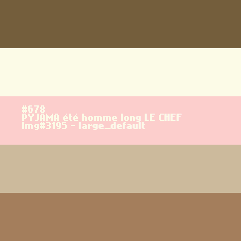 Lange pyjama voor heren LE CHEF