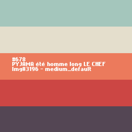 Lange pyjama voor heren LE CHEF