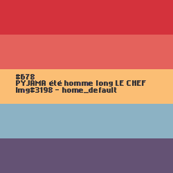 PYJAMA homme long LE CHEF