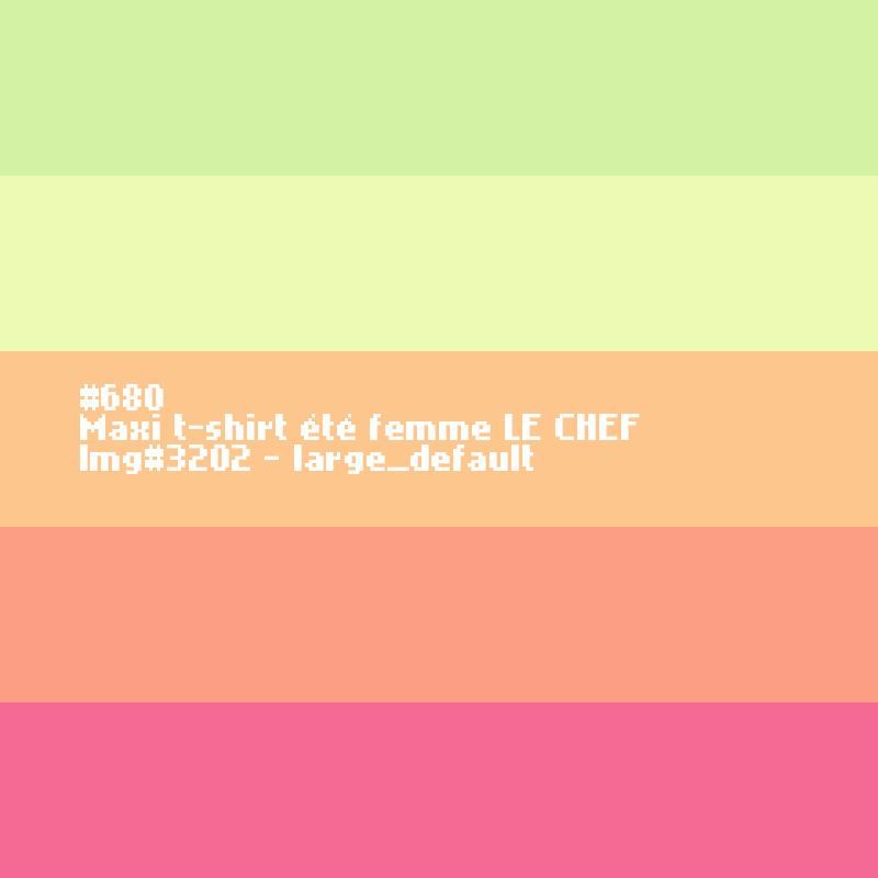 Maxi t-shirt fille LE CHEF