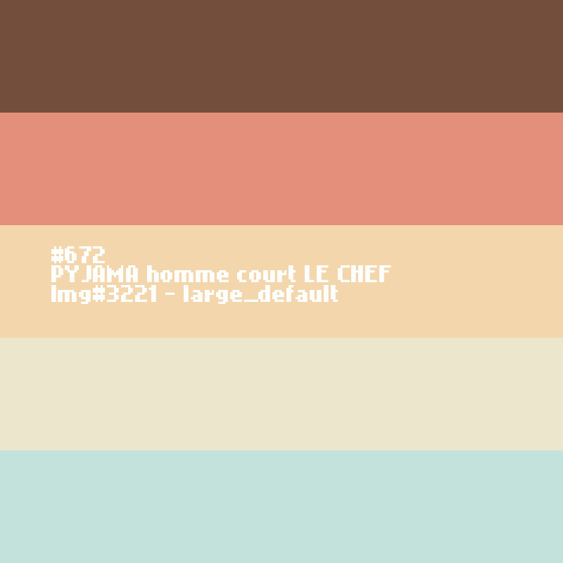 PYJAMA homme court LE CHEF