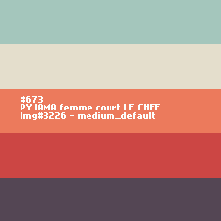 Pyjashort voor dames LE CHEF