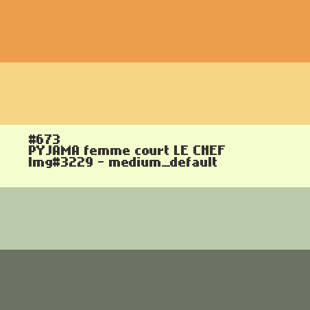 PYJAMA femme court LE CHEF
