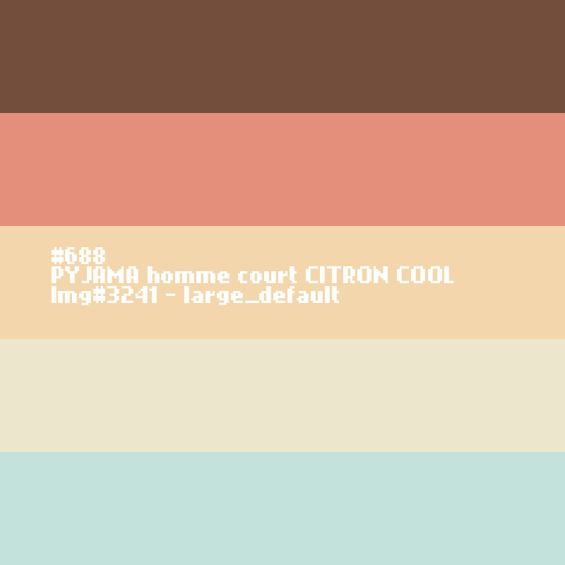 PYJAMA homme court COOL