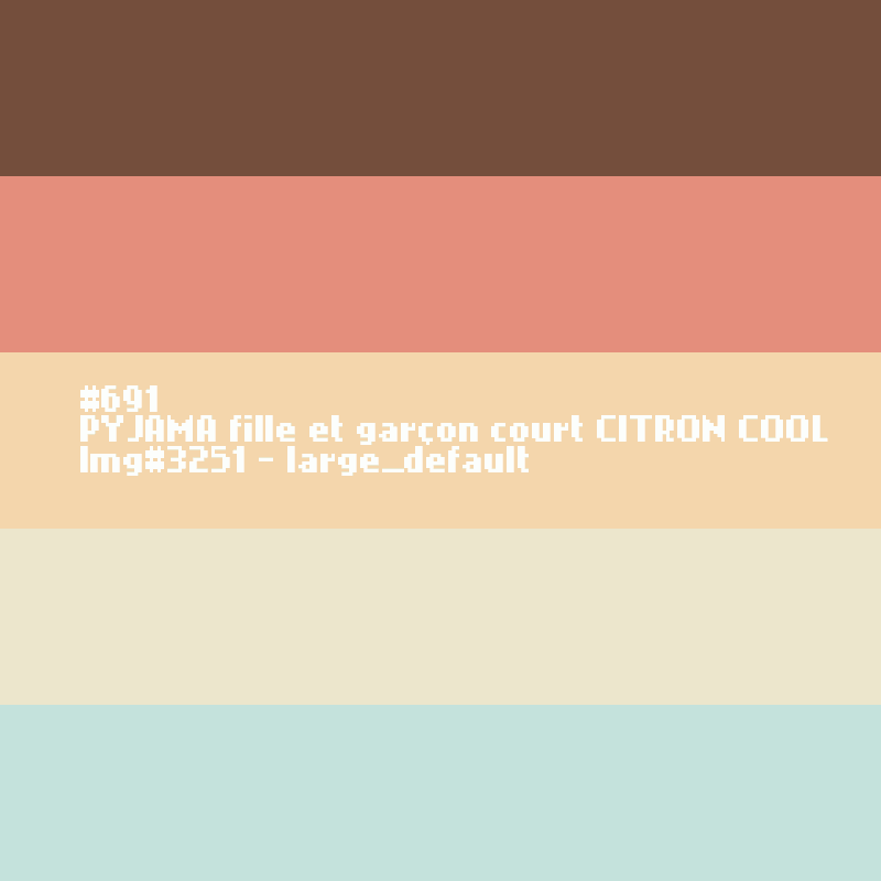 PYJAMA fille et garçon court COOL