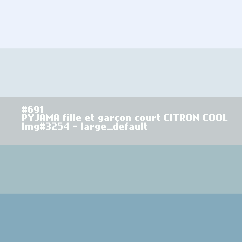 PYJAMA fille et garçon court COOL