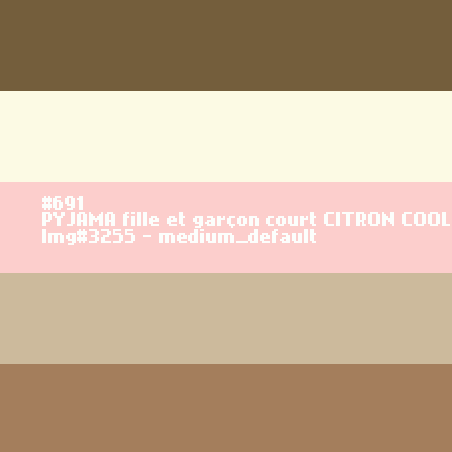 PYJAMA fille et garçon court COOL