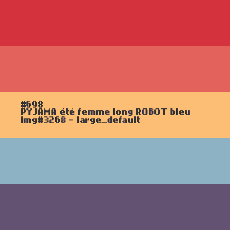 PYJAMA femme long ROBOT