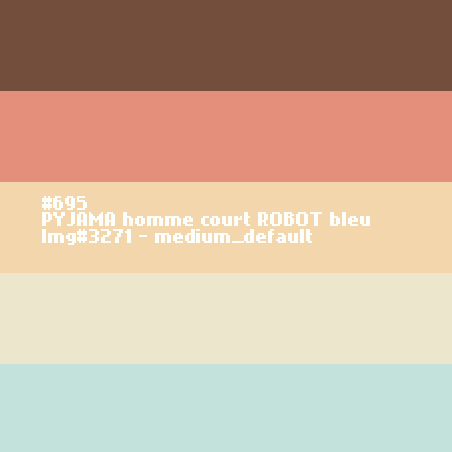 PYJAMA homme court ROBOT