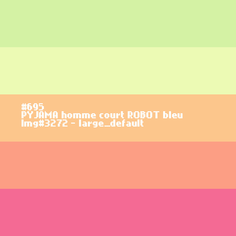 PYJAMA homme court ROBOT