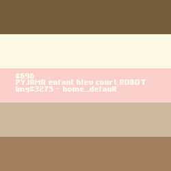 PYJAMA enfant court ROBOT