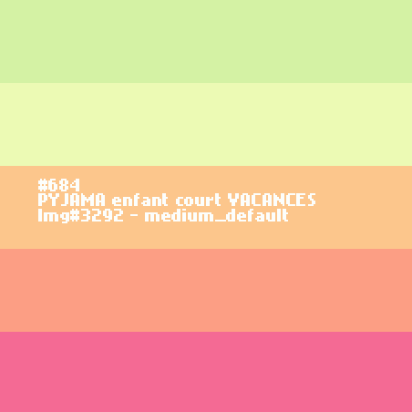 Pyjashort voor vrouwen VACANCES