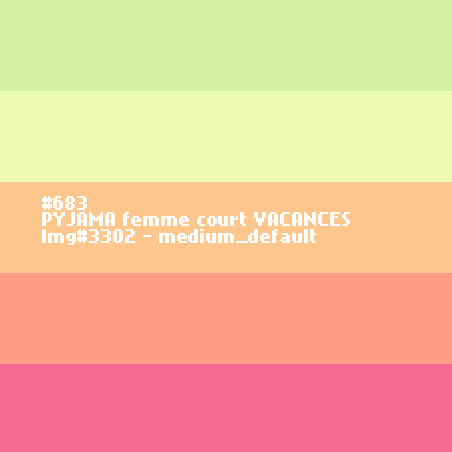 Pyjashort voor vrouwen VACANCES