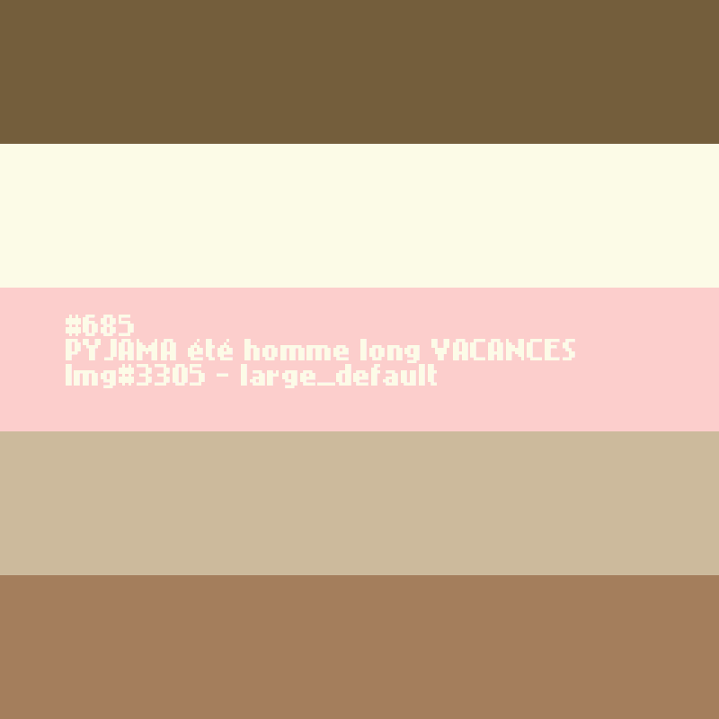 PYJAMA homme long VACANCES