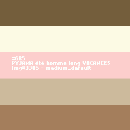 PYJAMA homme long VACANCES