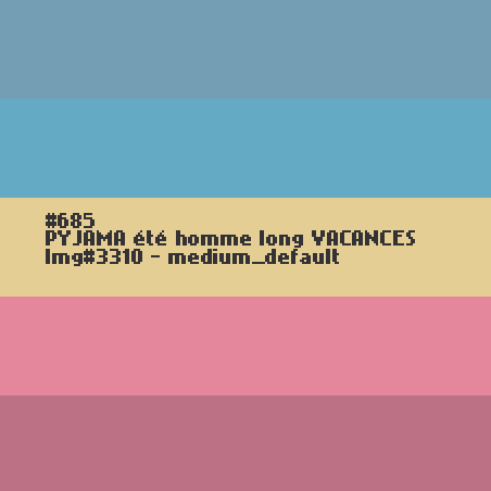 PYJAMA homme long VACANCES