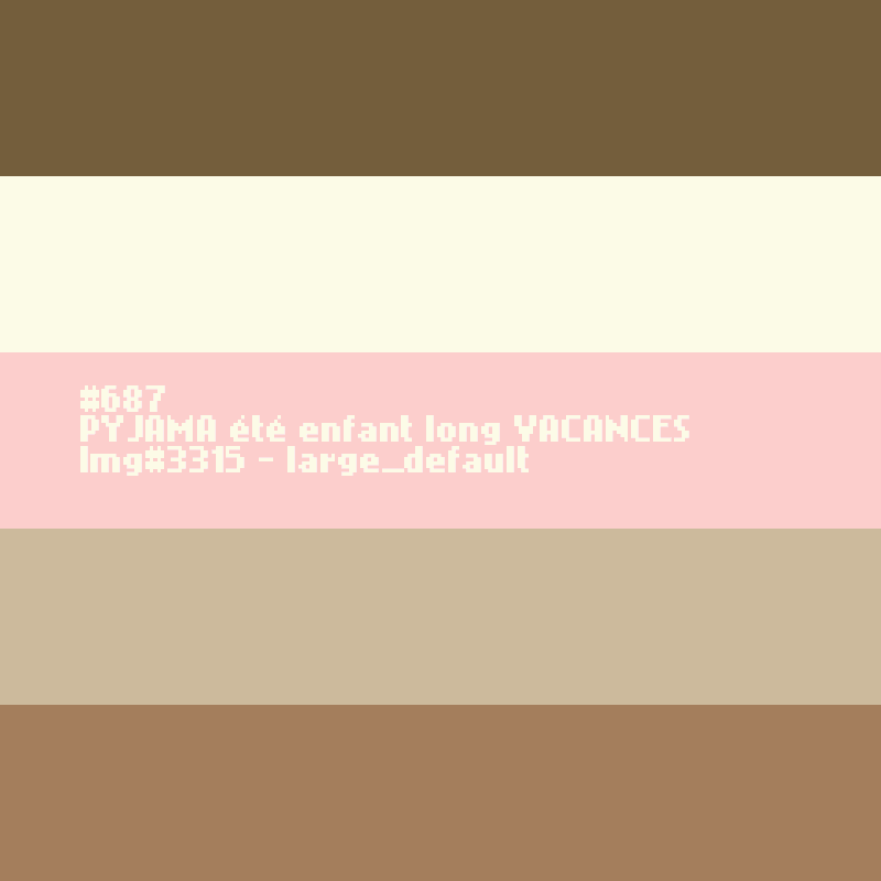 Lange pyjama voor kinderen VACANCES