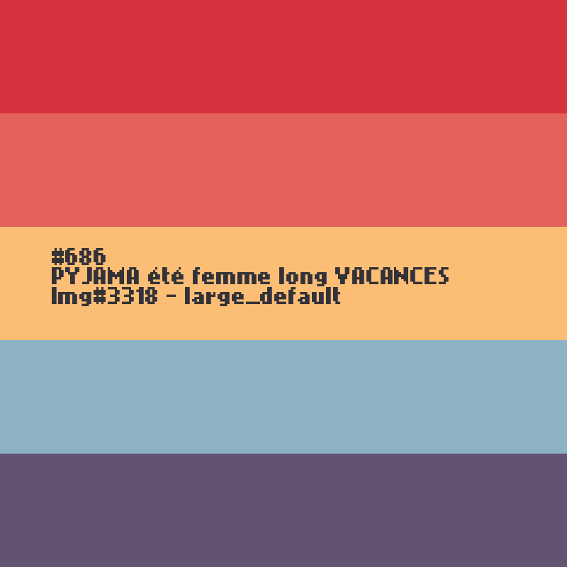 PYJAMA femme long VACANCES