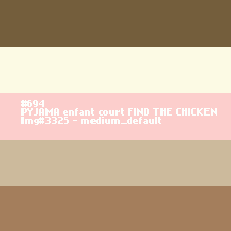 PYJAMA enfant court FIND THE CHICKEN