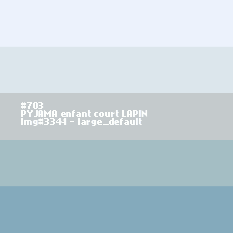 PYJAMA enfant court LAPIN