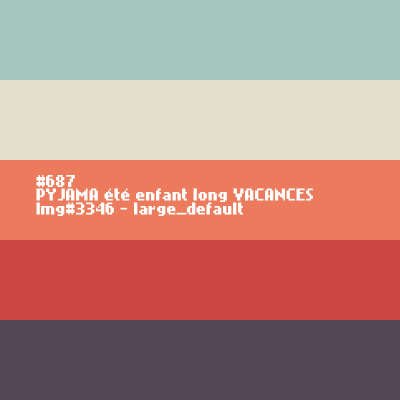 PYJAMA enfant long VACANCES