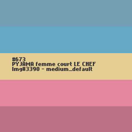 PYJAMA femme court LE CHEF