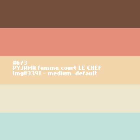 Pyjashort voor dames LE CHEF