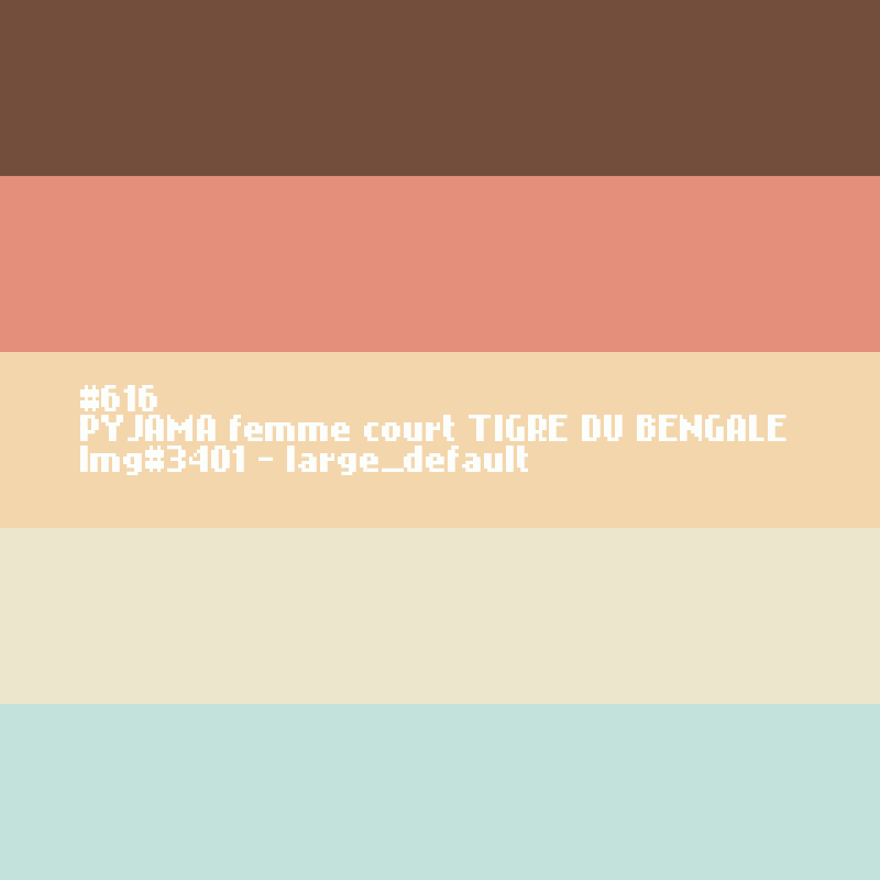 Pyjashort voor vrouwen TIGRE DU BENGALE