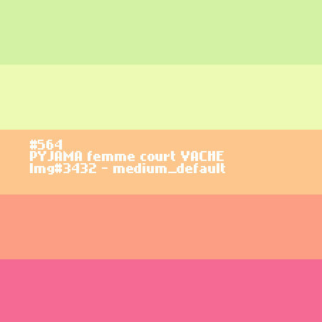 PYJAMA femme court VACHE