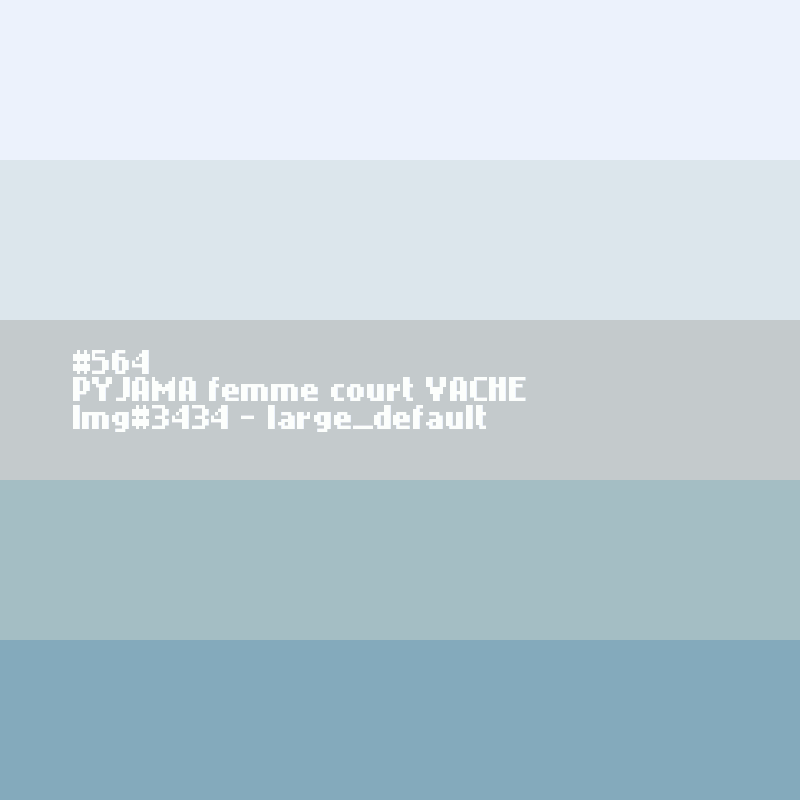 PYJAMA femme court VACHE