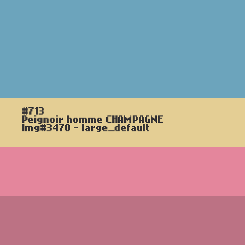 Peignoir homme Sable