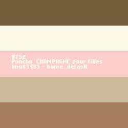 Poncho Champagne voor dames
