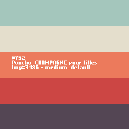 Poncho  CHAMPAGNE pour filles