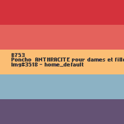 Poncho  Anthracite pour dames et filles