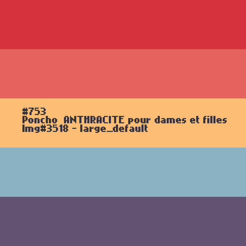 Poncho  Anthracite pour dames et filles